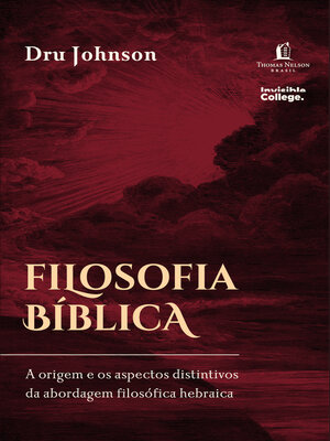 cover image of Filosofia Bíblica